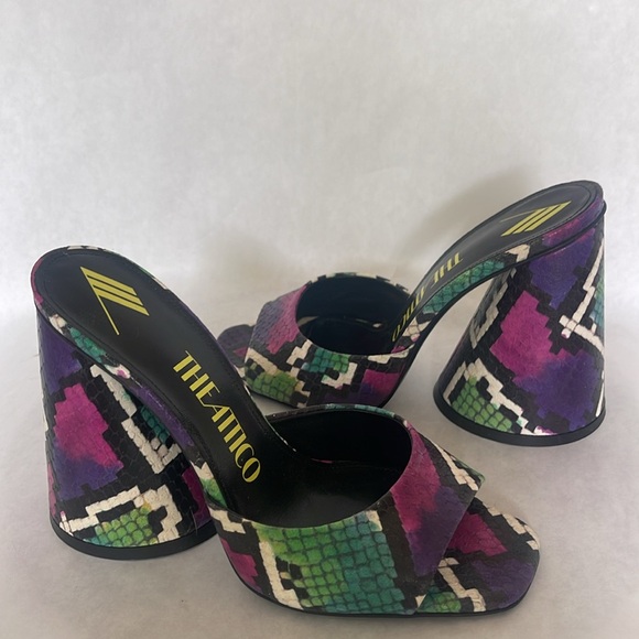 The Attico Luz multi snake effect mules size 36.5 - Picture 4 of 5